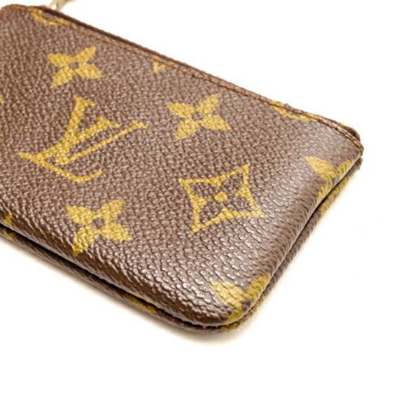 Louis Vuitton Pochette Cleat Coin Case Leather Wallet Brown - Picture 3 of 10